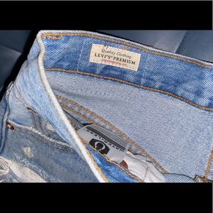 Levi’s Premium 501 Original denim shorts